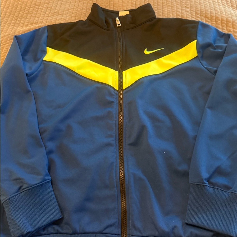 Nike Boy’s Blue and Yellow Track Jacket